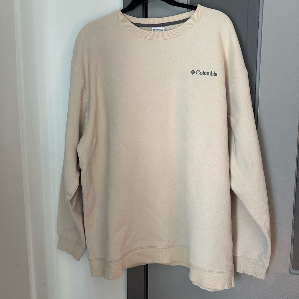 Columbia Beige Outdoor Sweatshirt